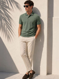 ADRO Men Polo Collar T-shirt