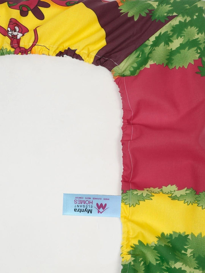 Watak Kartun Myntra Elegant Homes 400 TC Cadar Katil Bujang dengan 1 Sarung Bantal