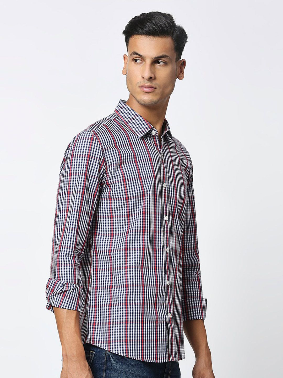 Being Human Slim Fit Cotton Casual Shirt