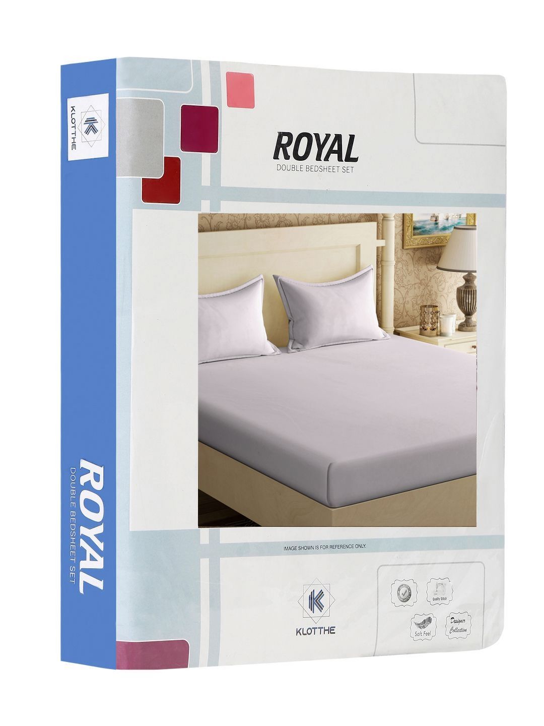KLOTTHE Beige Solid Cotton 300 TC King Fine Bedsheet with 2 Pillow Covers-250 x 225 cm