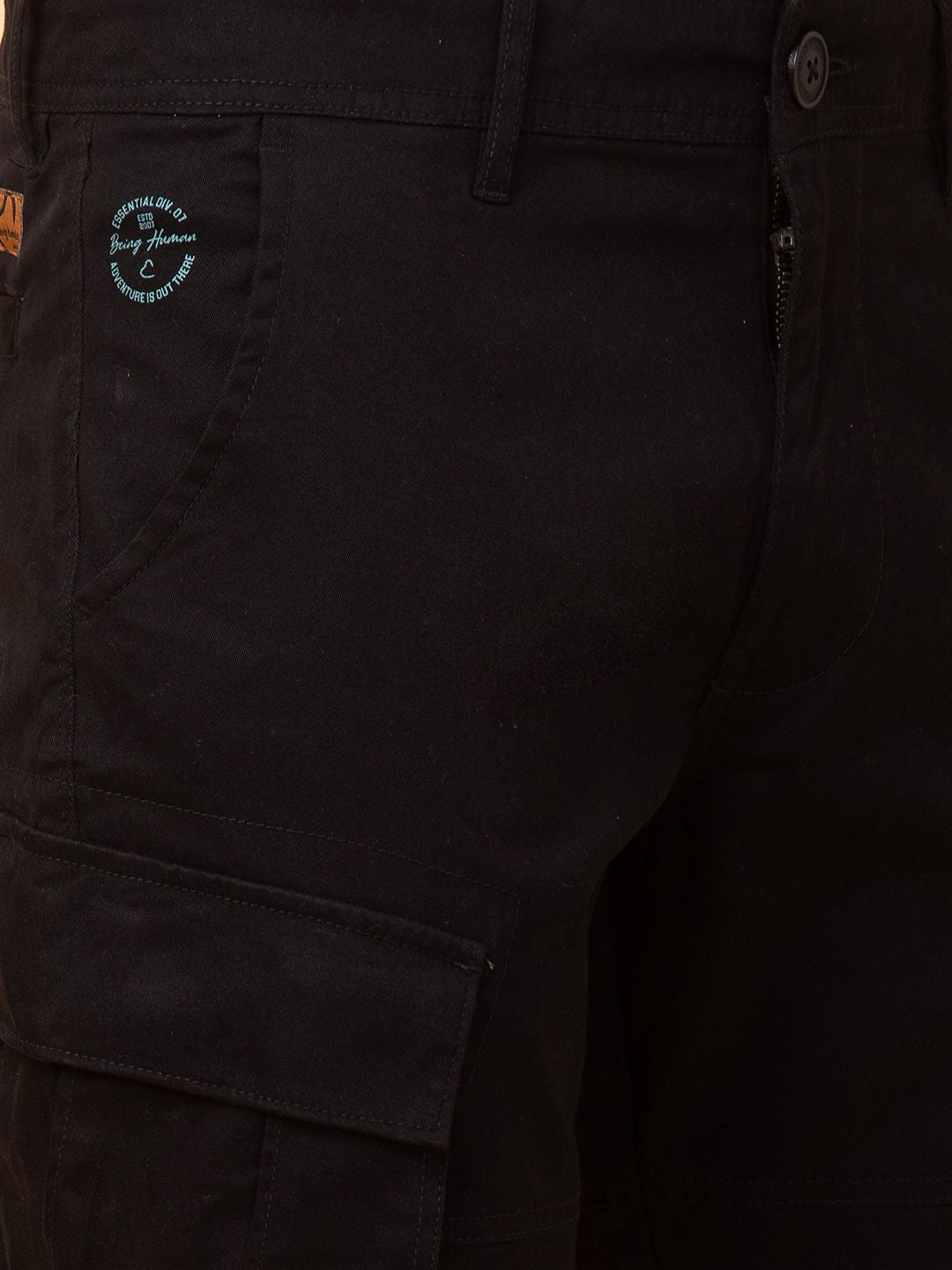 Being Human Men Easy Fit Cargos Trousers