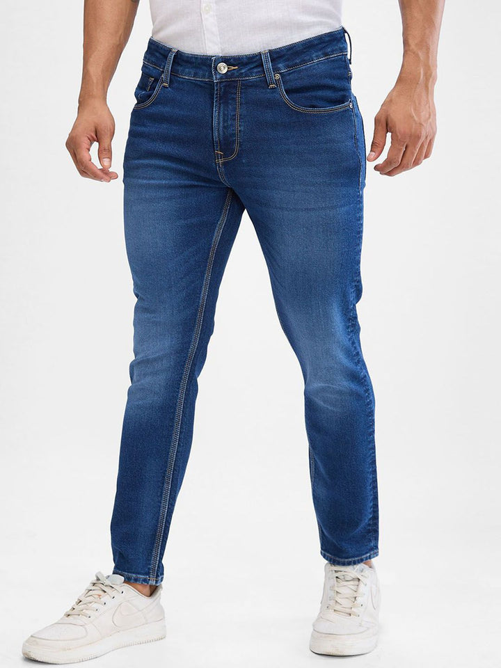 SPYKAR Men Slim Fit Light Fade Clean Look Stretchable Jeans
