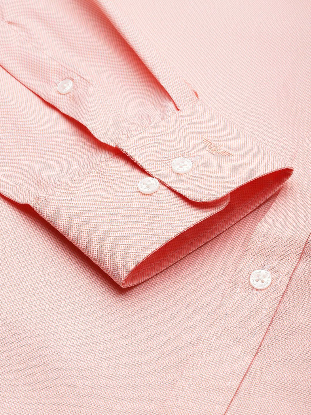 Park Avenue Slim Fit Textured Self Design Formal Shirt