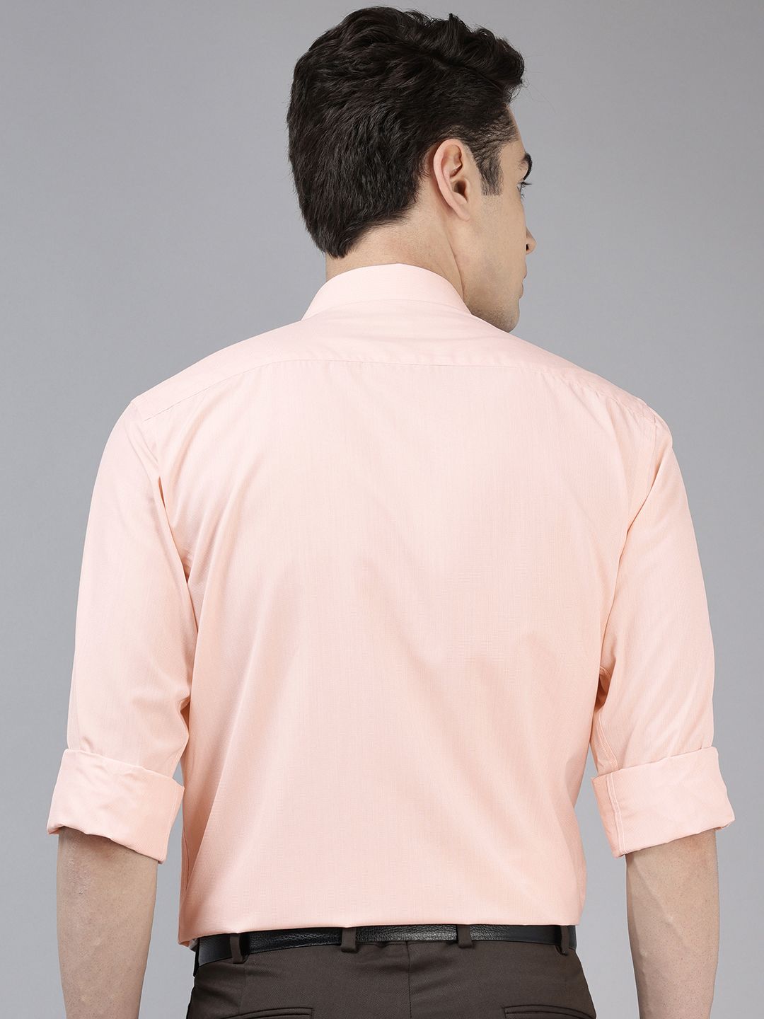 Park Avenue Slim Fit Textured Formal Shirt