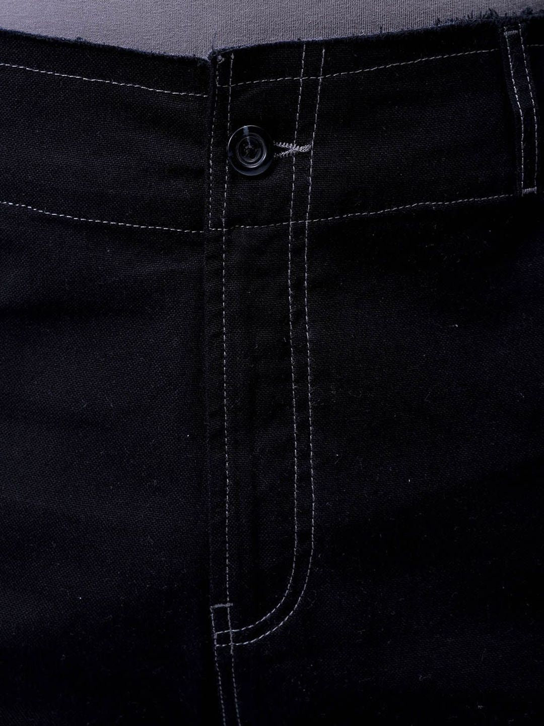 The Indian Garage Co Men Loose Fit Mid-Rise Cargos Trousers
