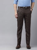 Park Avenue Men Checked Formal Trousers