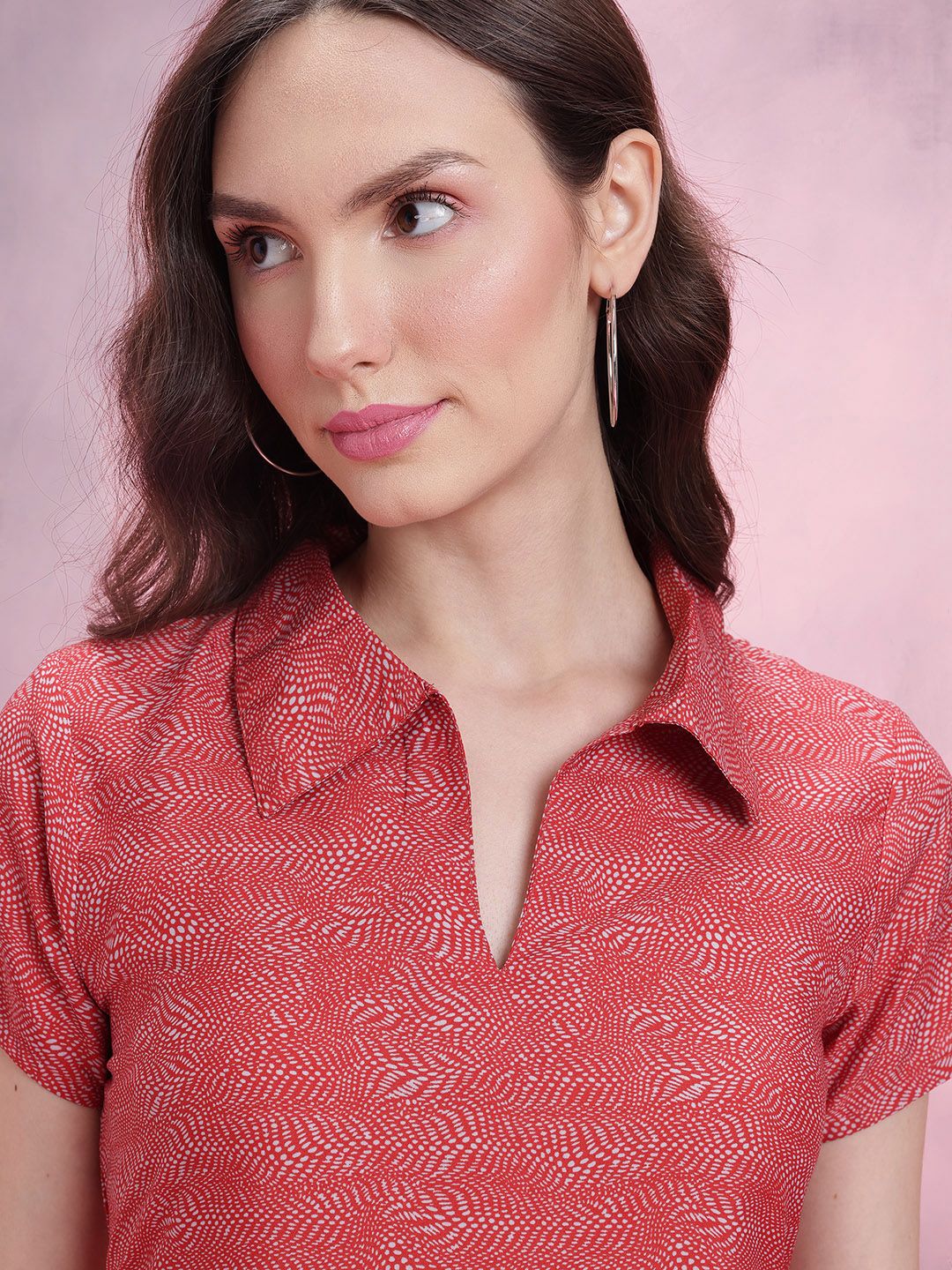 DressBerry Printed A-Line Dress