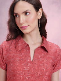 DressBerry Printed A-Line Dress