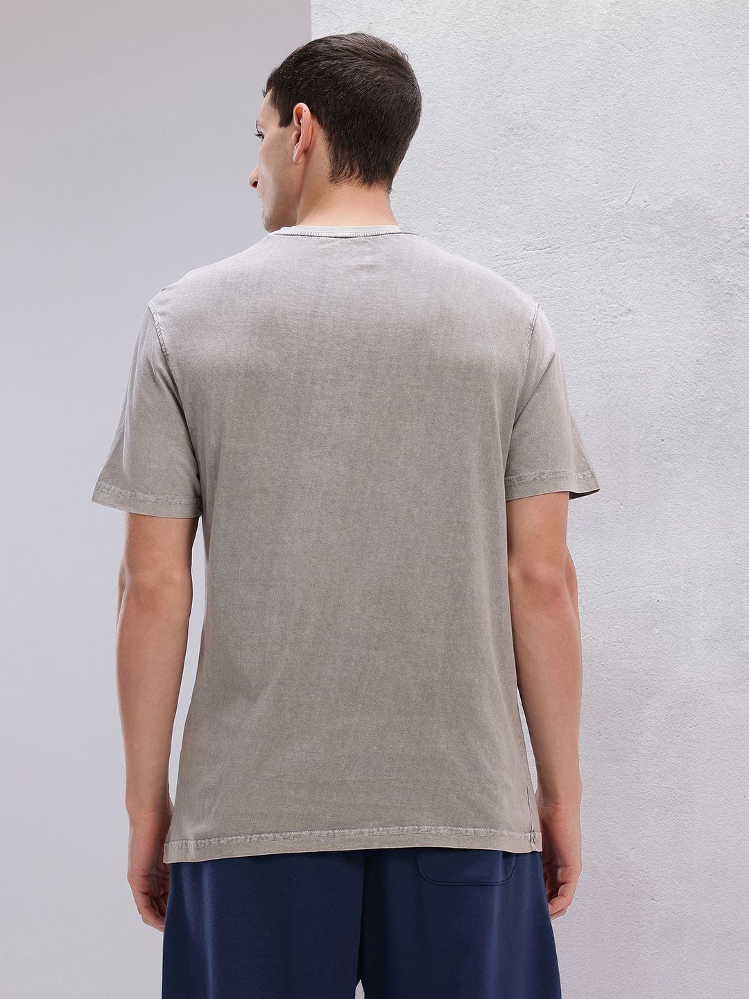 HRX by Hrithik Roshan Washed Pure Cotton Yoga T-shirt