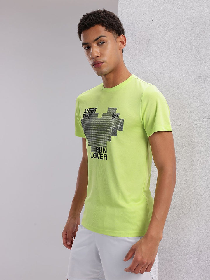 HRX by Hrithik Roshan Couple Collection Printed Rapid-Dry Running T-shirt