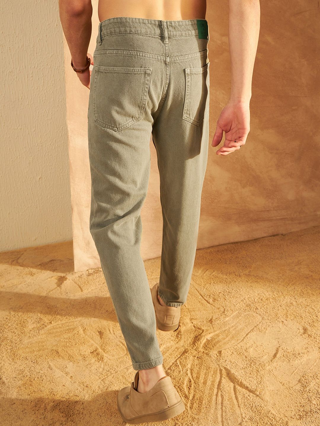 DENNISON Men Comfort Mom Fit Clean Look Cotton Jeans