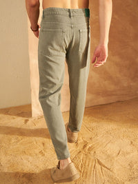 DENNISON Men Comfort Mom Fit Clean Look Cotton Jeans