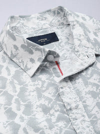 SPYKAR Pure Cotton Printed Slim Fit Casual Shirt