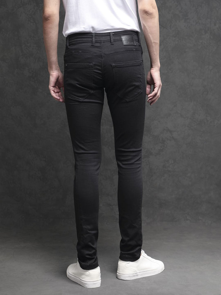 RARE RABBIT Men Radley Regular Fit Mid-Rise Cotton Jeans