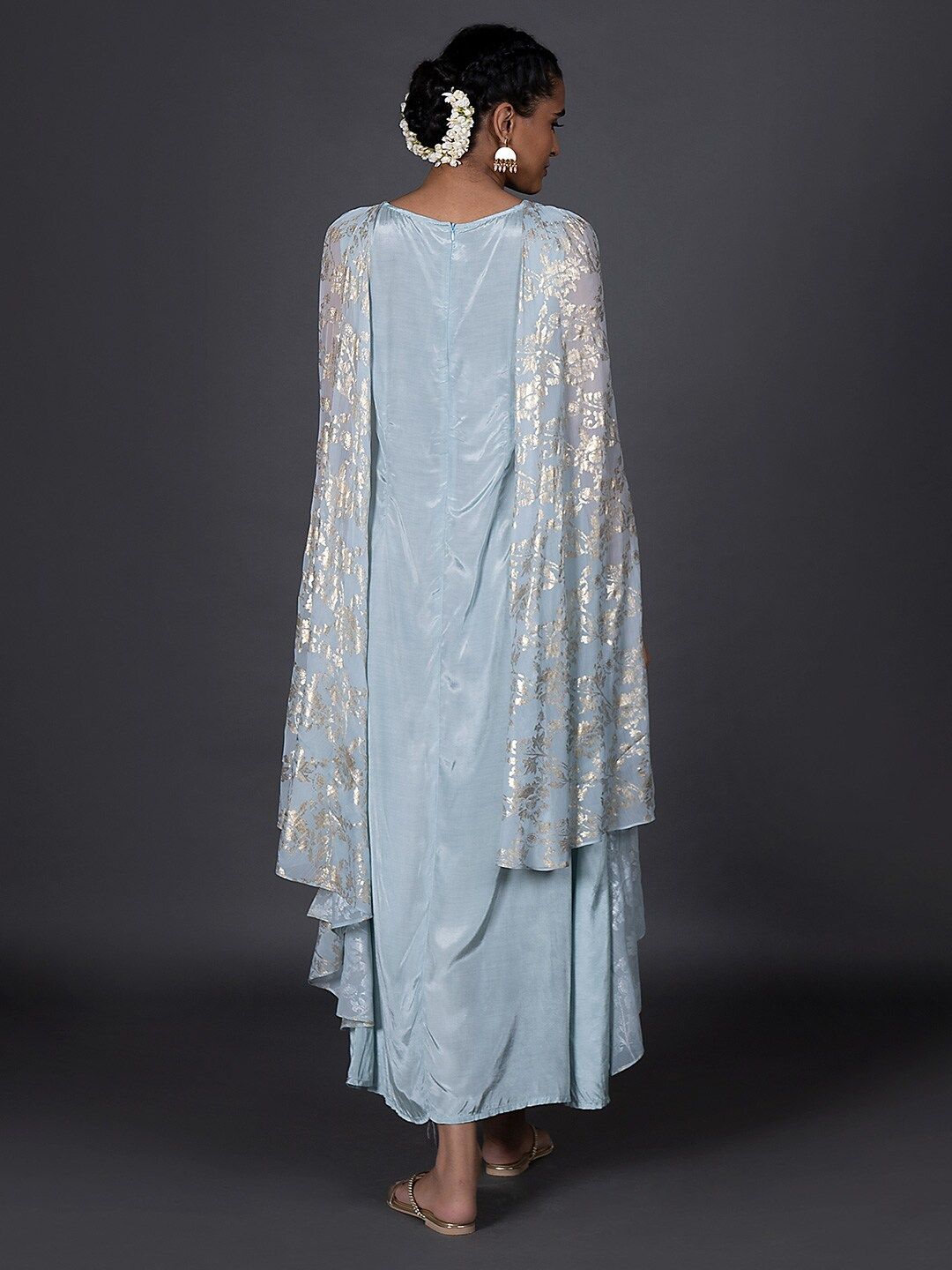 W Blue Ethnic Maxi Maxi Ethnic Dress