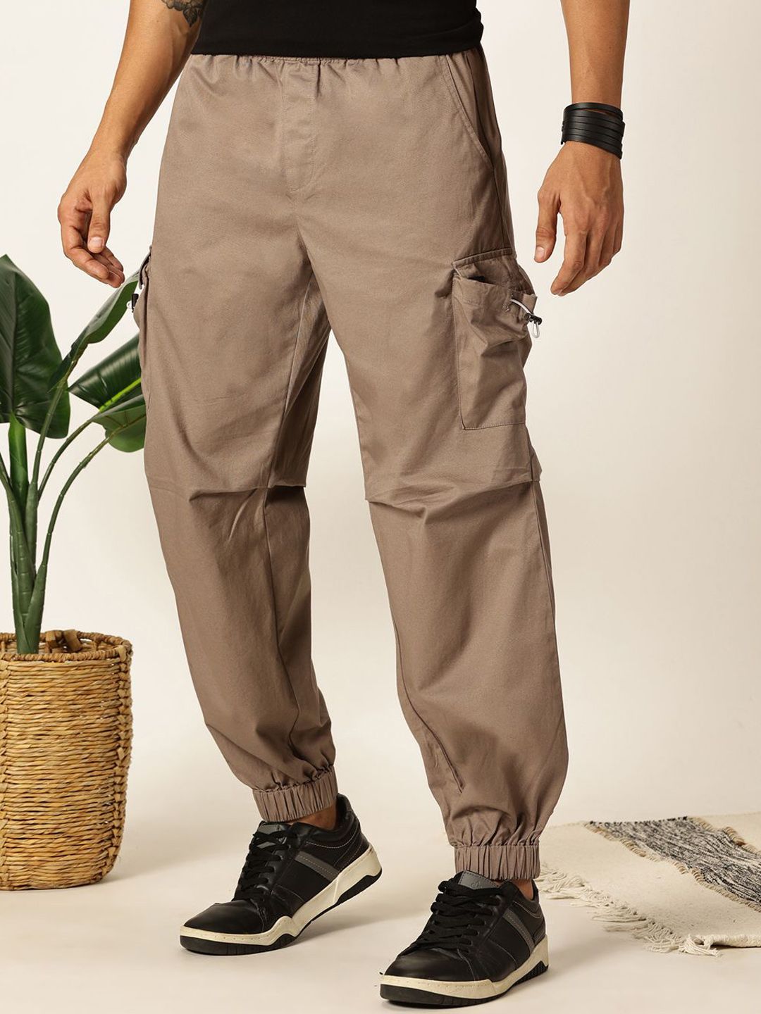 Thomas Scott Men Comfort Easy Wash Regular Fit Trousers