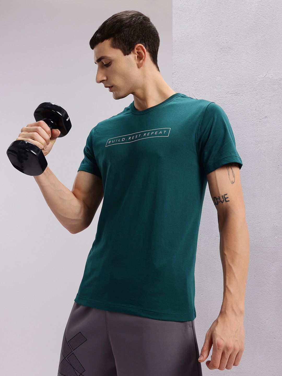 HRX by Hrithik Roshan Men Typography Printed T-shirt