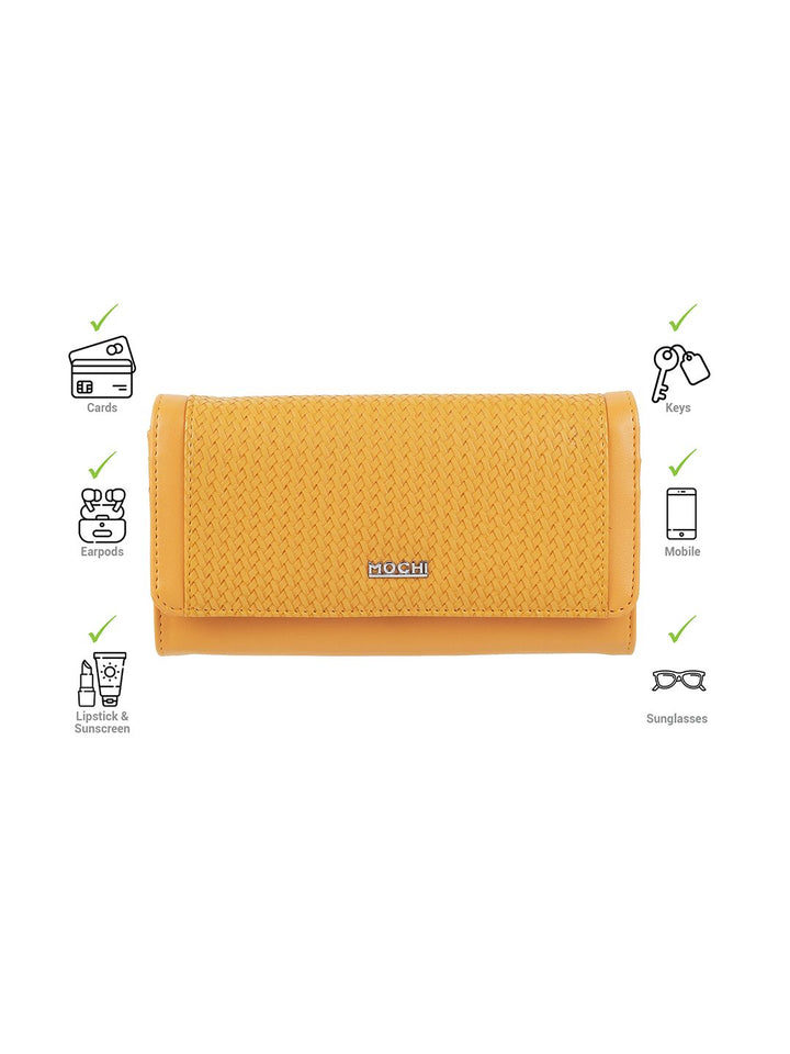 Mochi Textured Two Fold Wallet