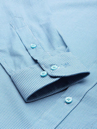 Raymond Pure Cotton Self Design Slim Fit Textured Casual Shirt