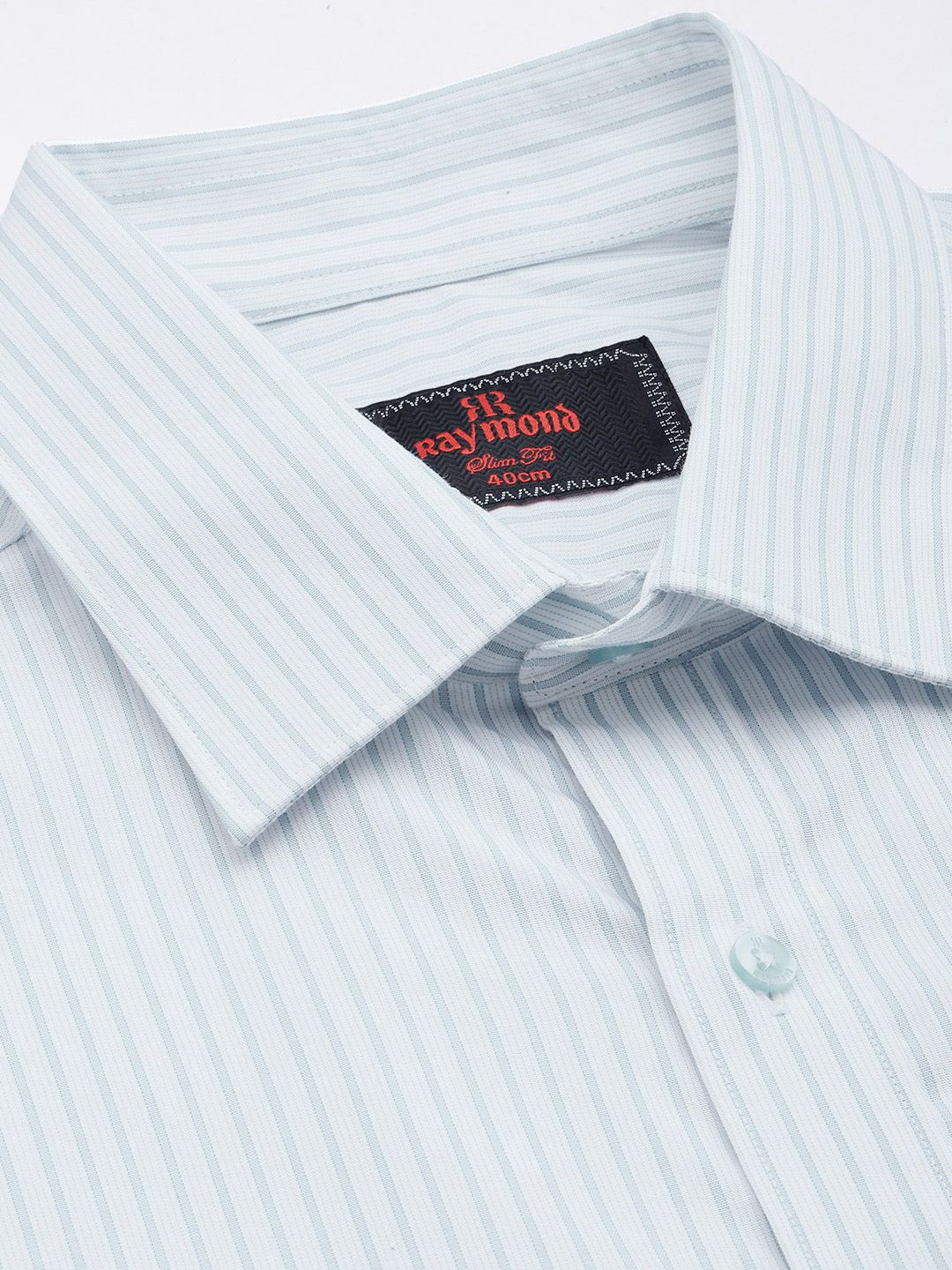 Raymond Slim Fit Striped Pure Cotton Formal Shirt