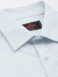 Raymond Slim Fit Striped Pure Cotton Formal Shirt