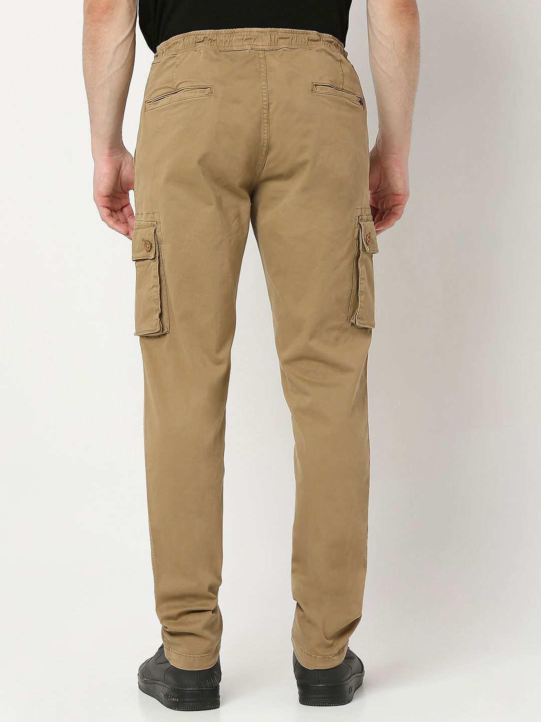 SPYKAR Men Slim-Fit Cargo-Style Trousers
