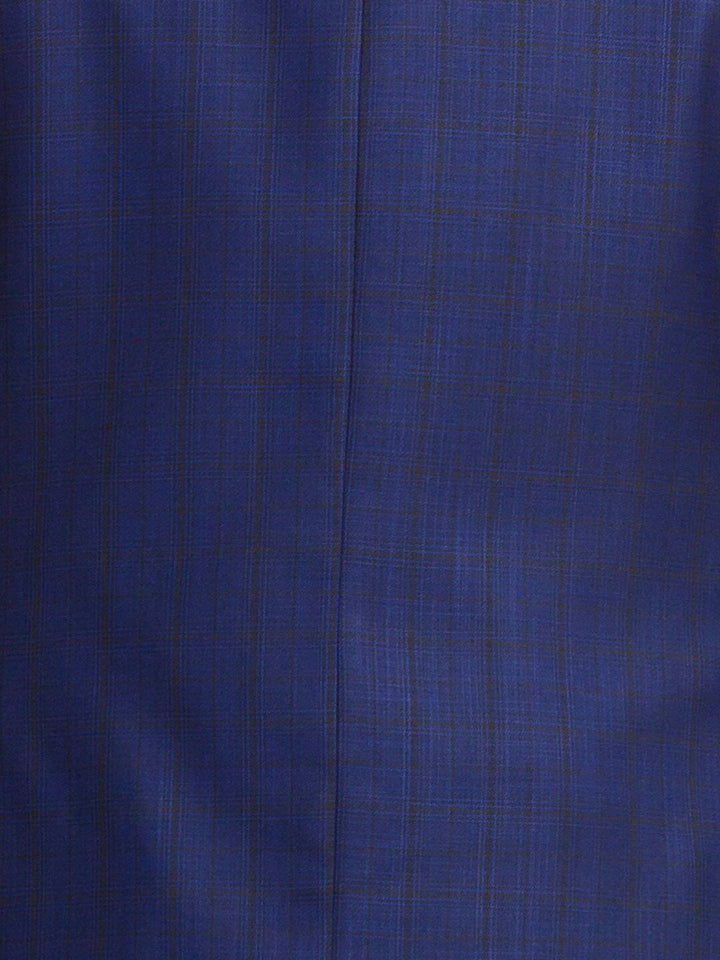 Park Avenue Men Checked Single-Breasted Super Slim-Fit 2-Piece Formal Suit