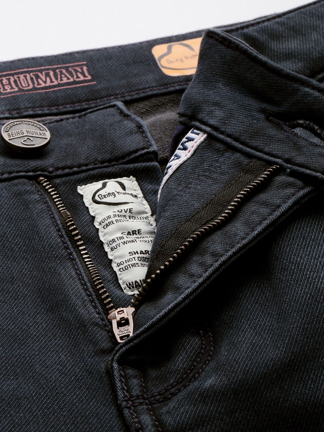 Being Human Men Skinny Fit Light Fade Stretchable Jeans