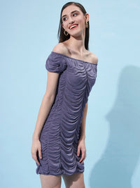 Athena Off-Shoulder Sheath Dress