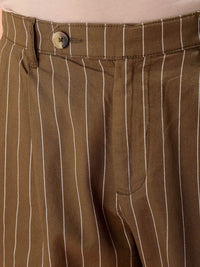 The Indian Garage Co Men Striped Loose Fit Technology Shorts