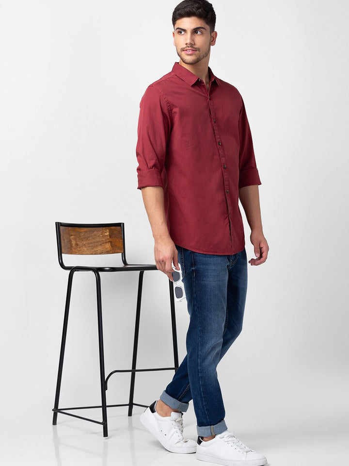 SPYKAR Men Slim Fit Casual Shirt