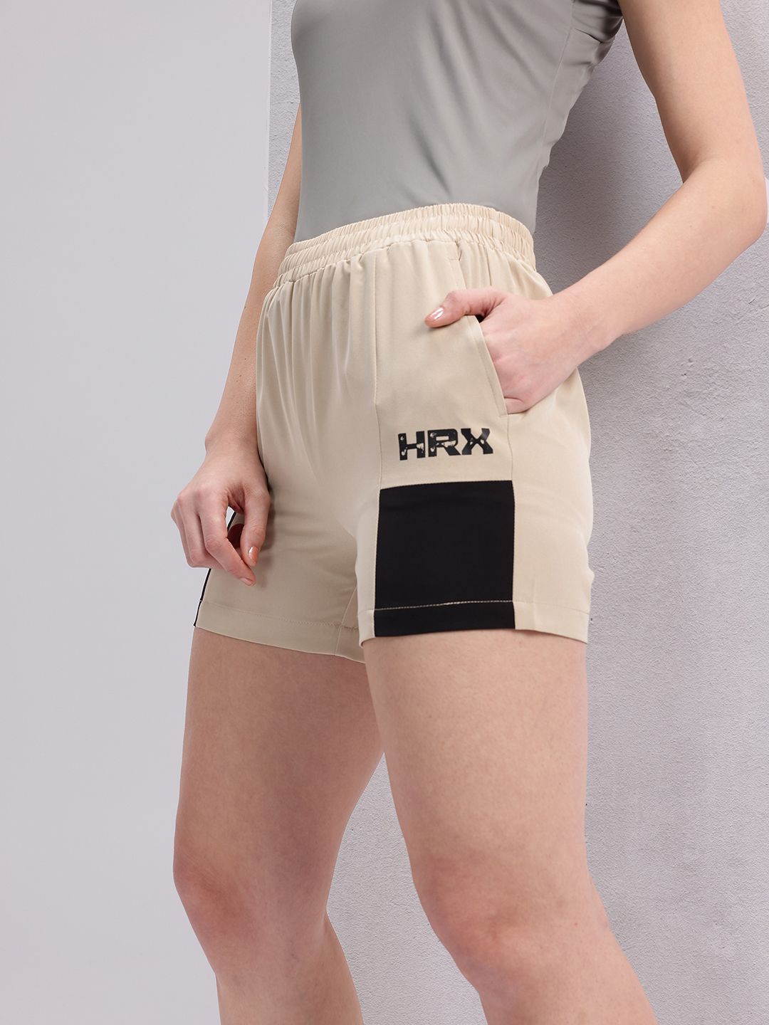 HRX by Hrithik Roshan Women Colourblocked Shorts