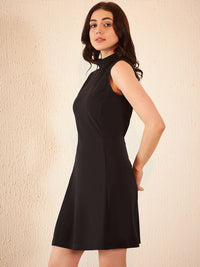 DENNISON Halter Neck A-Line Dress
