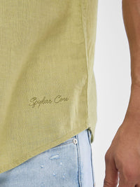 SPYKAR Men Solid Spread Collar Slim Fit Casual Shirt