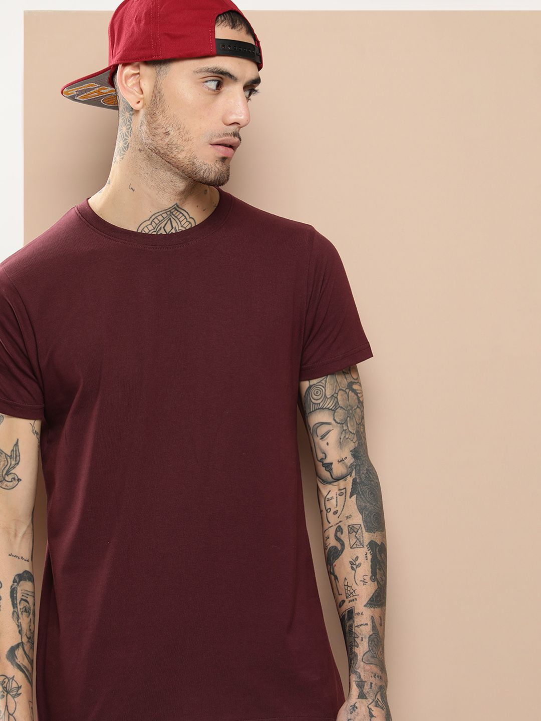 Difference of Opinion Men Pure Cotton T-shirt
