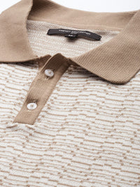 French Connection Knitted Polo Collar Bio Finish T-shirt