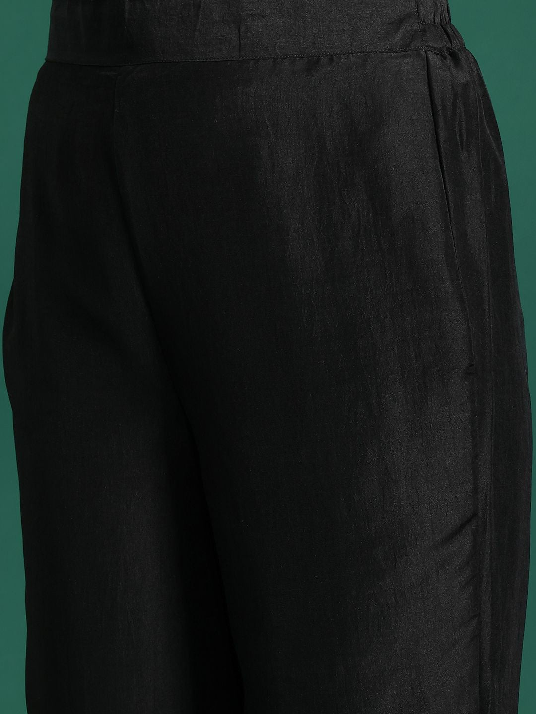 Indo Era Ethnic Motifs Embroidered Gotta Patti Kurta With Trousers & Dupatta