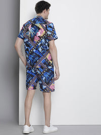The Indian Garage Co Men Tropical Printed Short with Shirt