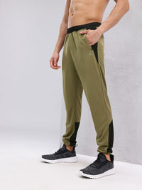 HRX by Hrithik Roshan Men Colourblock Rapid-Dry Running Joggers