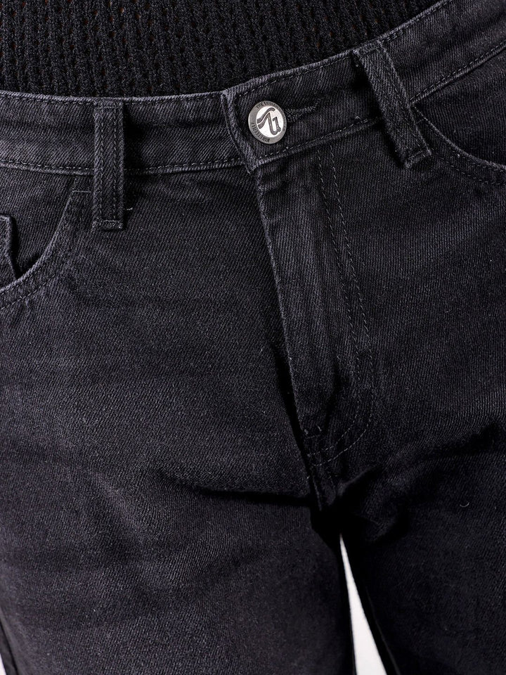 The Indian Garage Co Men Bootcut Light Fade Pure Cotton Jeans