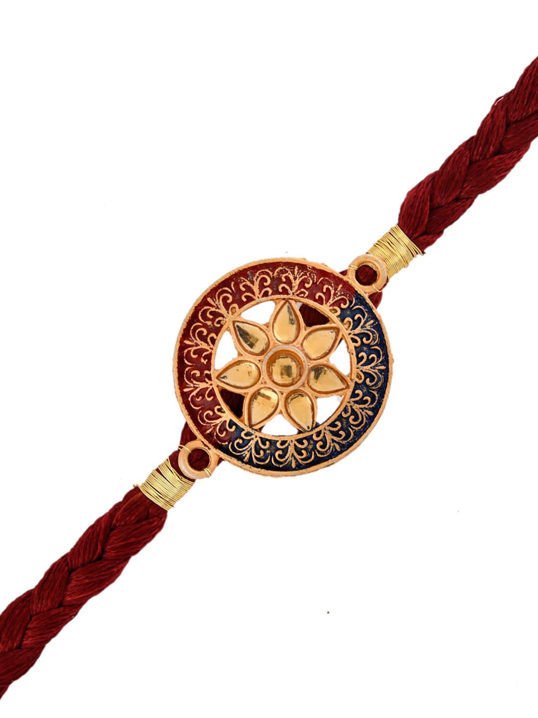 Voylla Floral Benang Jalinan Rakhi