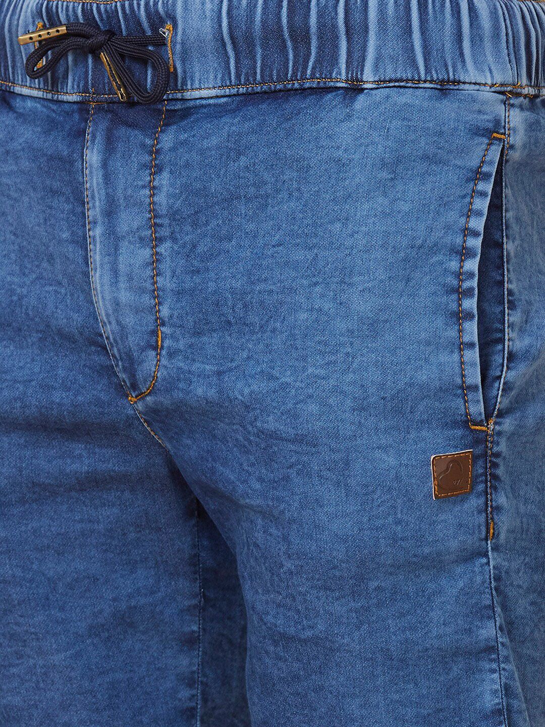 Being Human Men Washed Denim Shorts