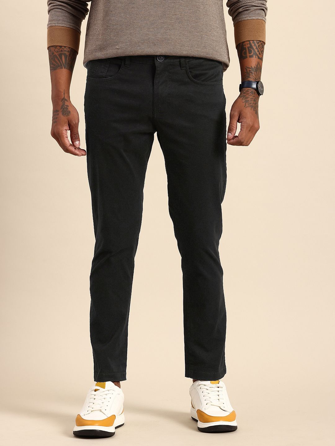 Being Human Men Classic Chinos Trousers