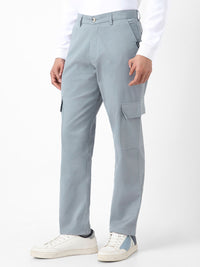 Urbano Fashion Men Regular Fit Solid Cargo Chino Pant with 6 Pockets Stretchable