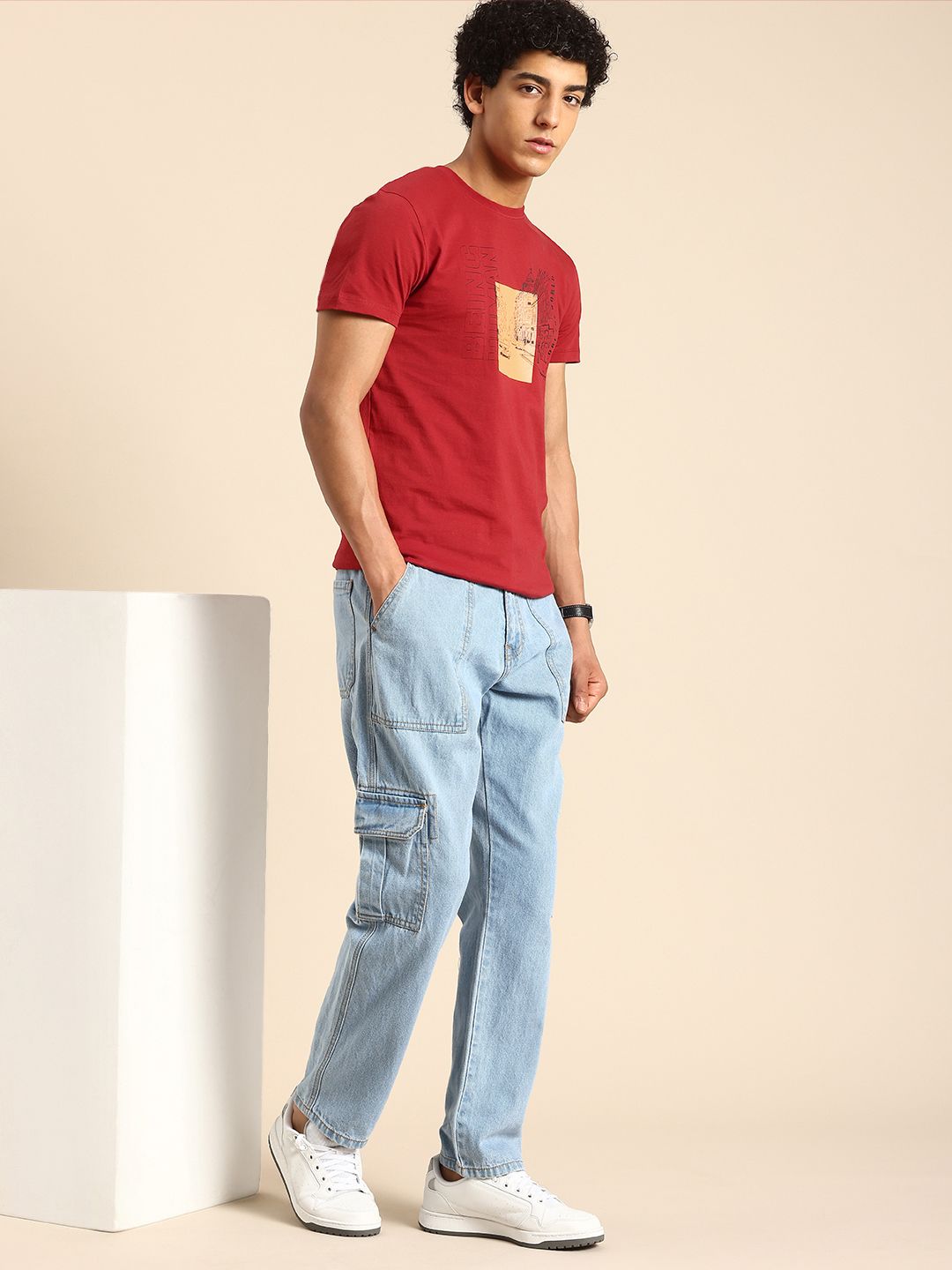 Being Human Graphic Printed Pure Cotton T-shirt