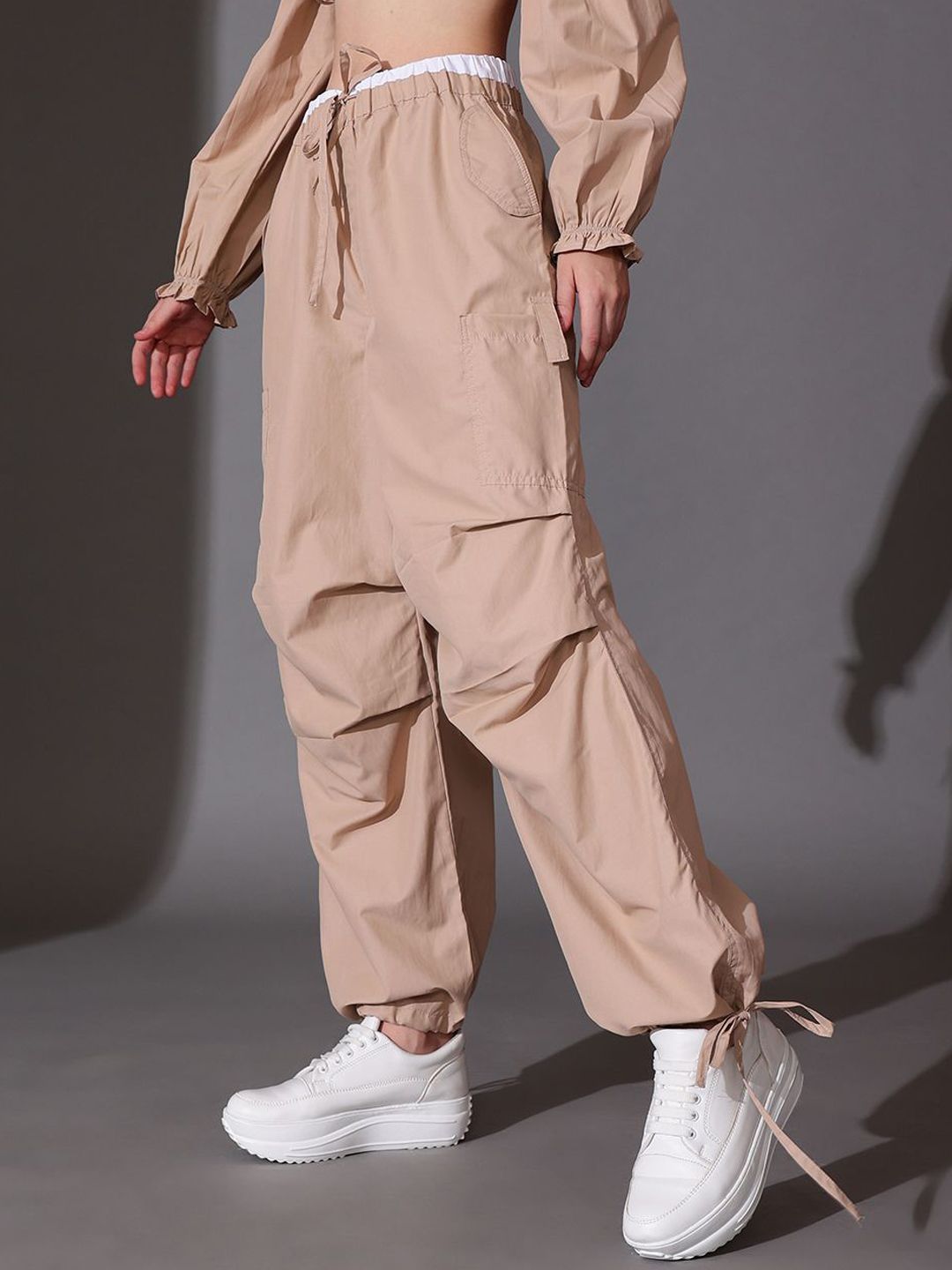 STREET 9 Women Cotton Loose Fit Trousers