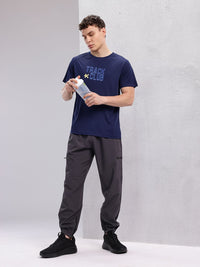 HRX by Hrithik Roshan Typography Print Rapid-Dry Running T-shirt