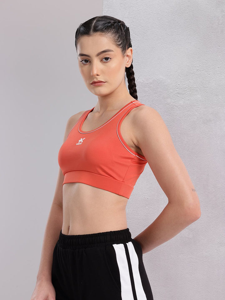 HRX by Hrithik Roshan Full Coverage Non-Wired Lightly Padded Training Bra KT472_03_C