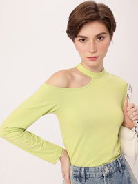 DressBerry Charming Cold Shoulder Style Regular Top