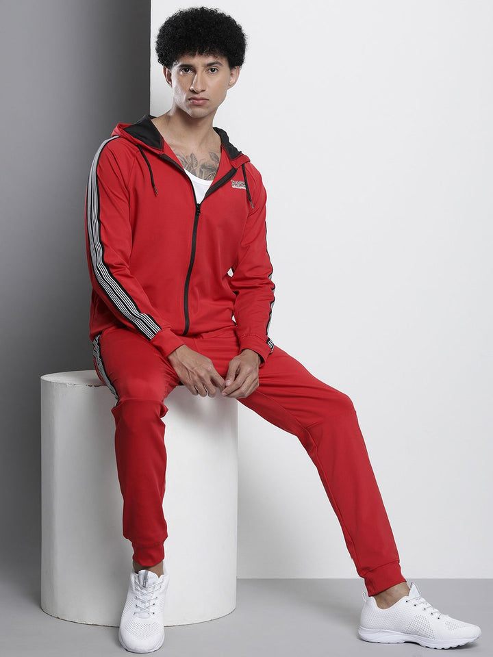 The Indian Garage Co Men Hooded Sweatshirt & Jogger Co-Ord Set
